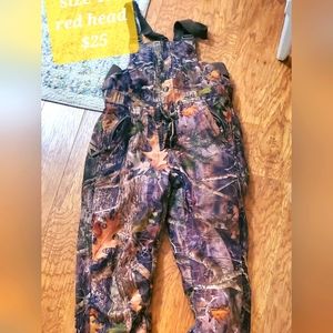 Red Head Camo Comflauge Overalls Hunting